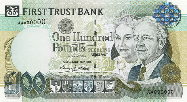 First Trust Bank £100 Note