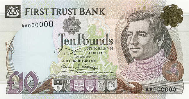 First Trust Bank £10 Note 