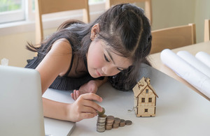 mother and daughter at kitchen table